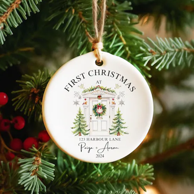 Our New Home Christmas Ornament, Our First Christmas Ornament