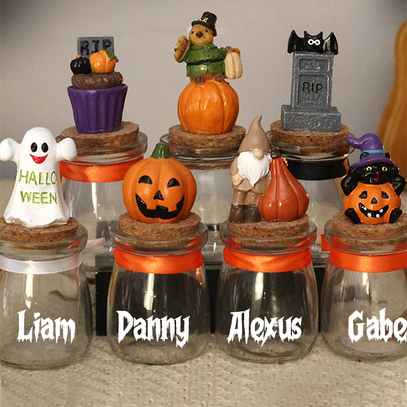 Custom Halloween Candy Jars,Halloween Cookie Treat Jar