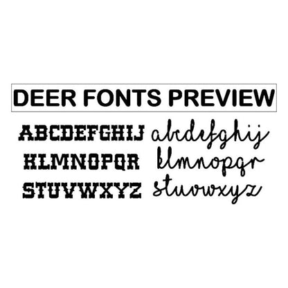 Baby Boy Deer Birth Stats Sign / Nursery Announcement