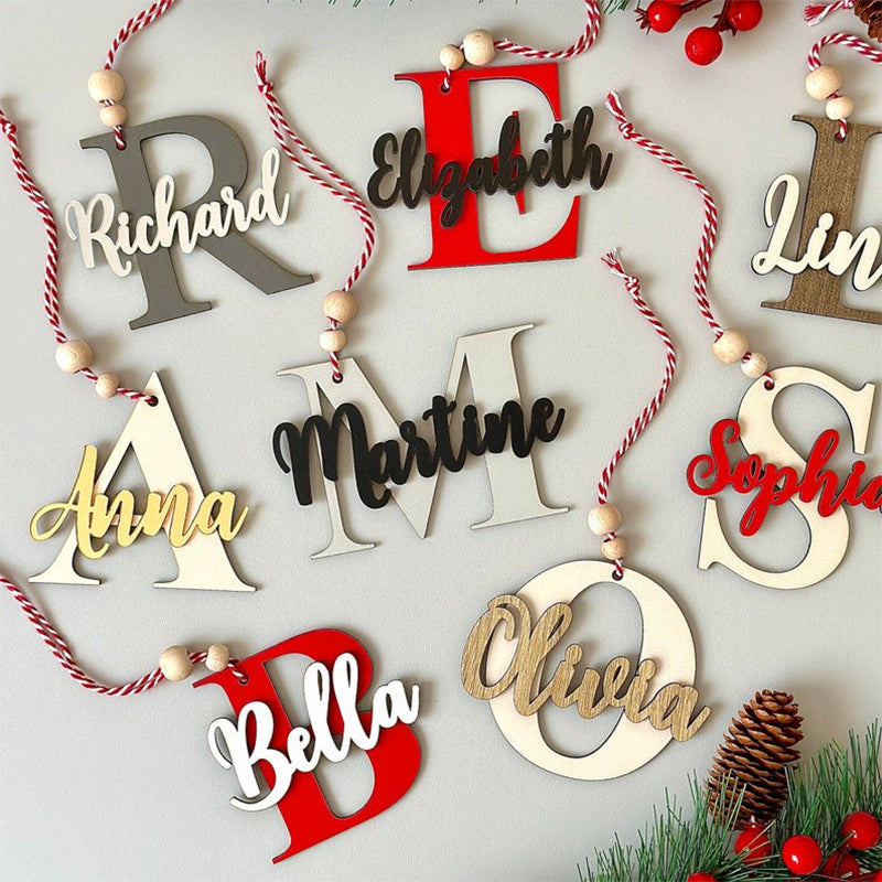 Personalized Christmas Sock Tags