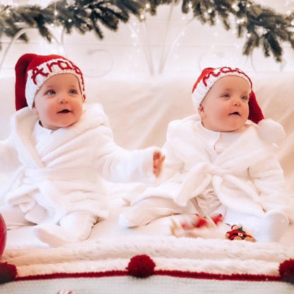 Personalised Christmas Santa Hat . Baby Toddler & Aldult Santa Hat