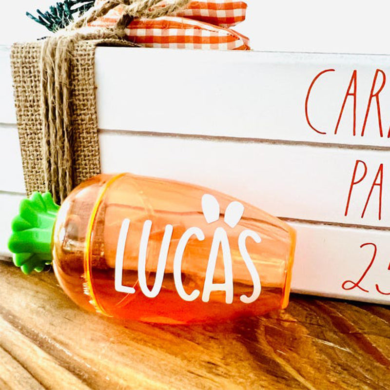 Personalized Easter Carrot Treat Holder: Easter Basket Filler