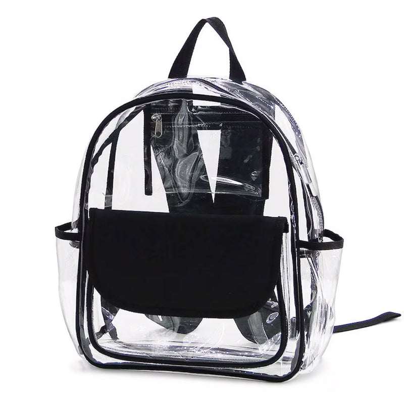 Monogram backpack, personalized backpack, Personalized clear bag