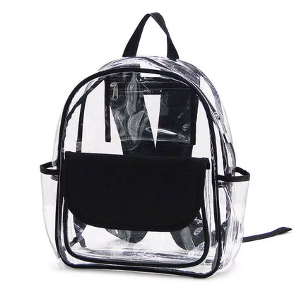 Monogram backpack, personalized backpack, Personalized clear bag