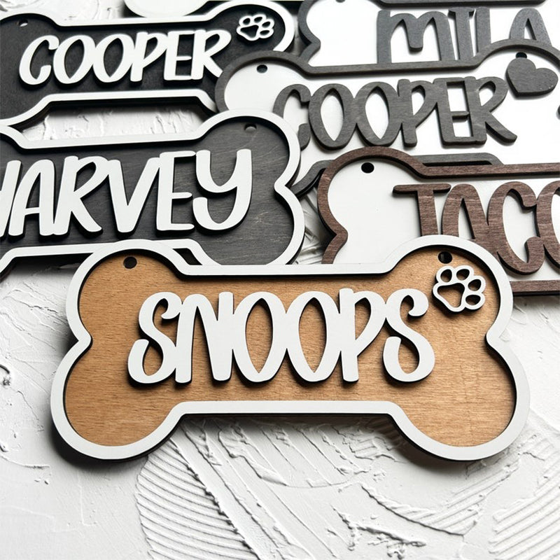 Personalized Crate Name Sign, Kennel Name Plate