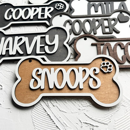 Personalized Crate Name Sign, Kennel Name Plate