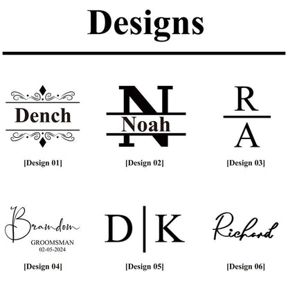 Groomsmen Cufflinks, Groomsmen Gifts, Personalized Cufflinks for Men