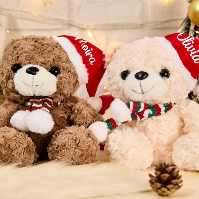 Personalised Christmas Plush Toys,Teddy Bear With Name