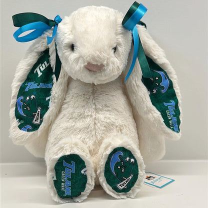 Custom Collegiate Jellycat Bunny: College Acceptance, Graduation