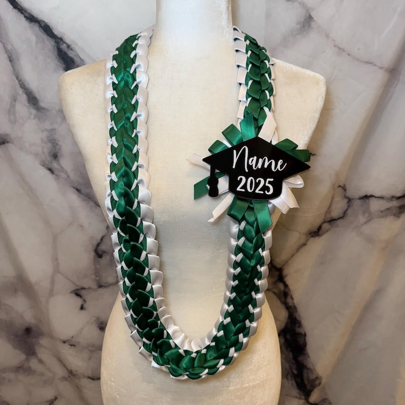 Graduation Double Ribbon Lei Graduation lei