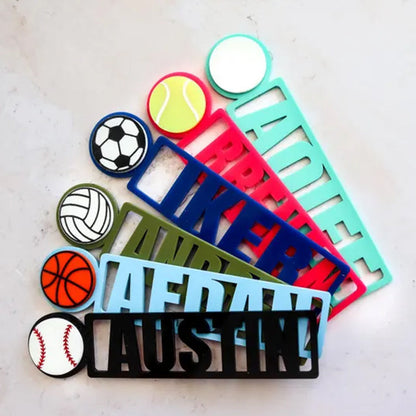 Bookmark for kids | Kids Personalized Bookmarks | Kids Sports | Kids Reading Gift