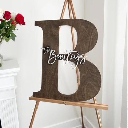Wooden Letter Guestbook – Unique Wedding Sign Alternative