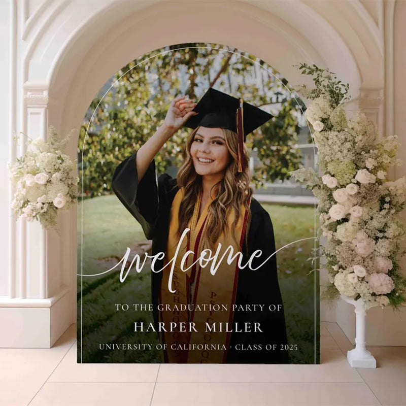 Acrylic Graduation Party Sign | Custom Graduation Sign