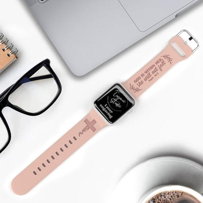 God is Within Her Watch Band compatible with Apple Watch Band