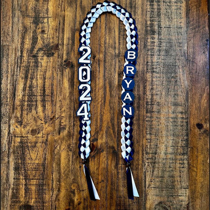 Handmade Class of 2026 Custom Colors Open Graduation Lei