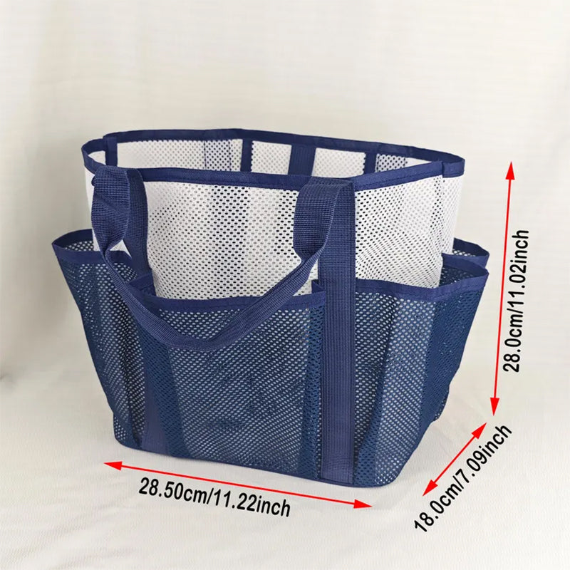 Personalized Beach Tote Bag,Beach Mesh Bag,Girls Travel Wash Bag