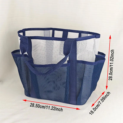 Personalized Beach Tote Bag,Beach Mesh Bag,Girls Travel Wash Bag