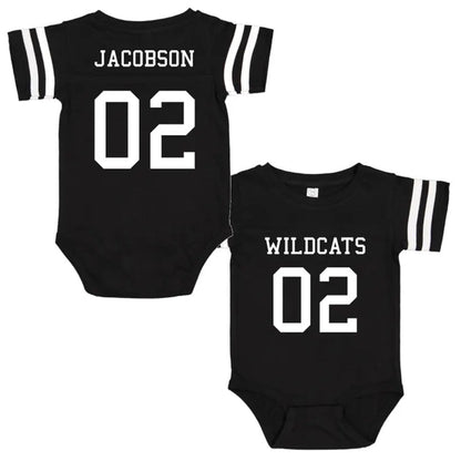 Custom Baby Football Jersey Bodysuit