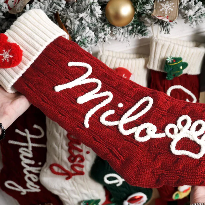 Handmade Crocheted Christmas Stocking