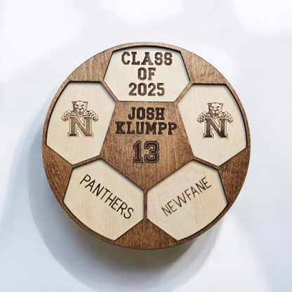 Personalized Soccer Player Plaque, Senior Night Soccer Gift
