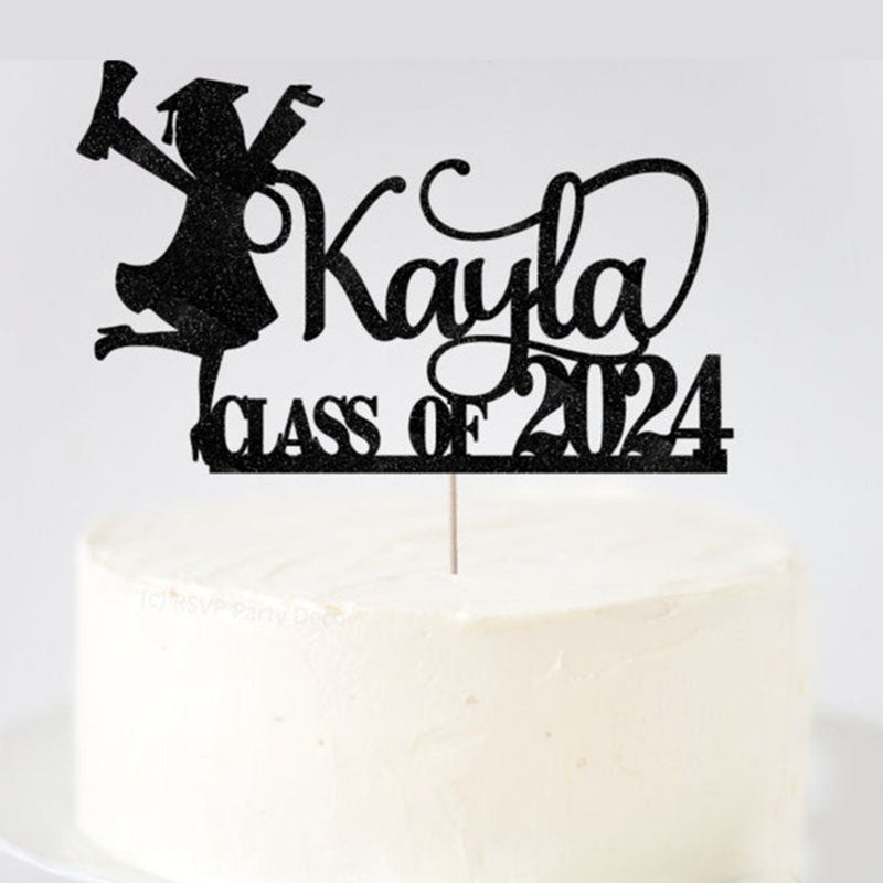 Personalized Graduation Congrats Decor Cake Topper Class of 2026