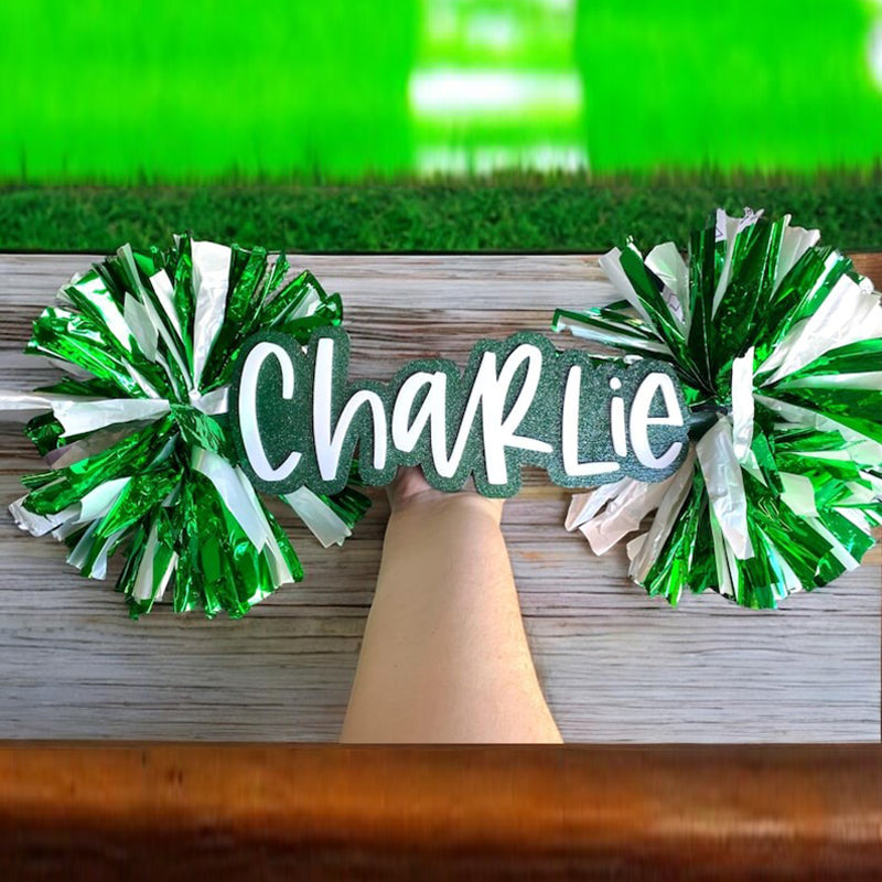 Personalized Custom Acrylic Spirit Cheer Stick Sign Custom Cheerstick