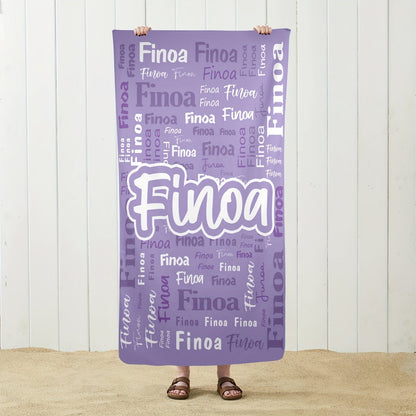 Personalized Name Beach Towel - Super Absorbent