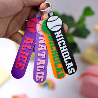 Sport Bag Tag: Custom Personalized Keychain