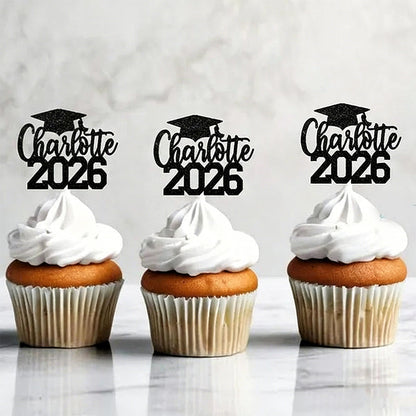 Graduation Topper , Cupcake Toppers, Graduation Cupcake