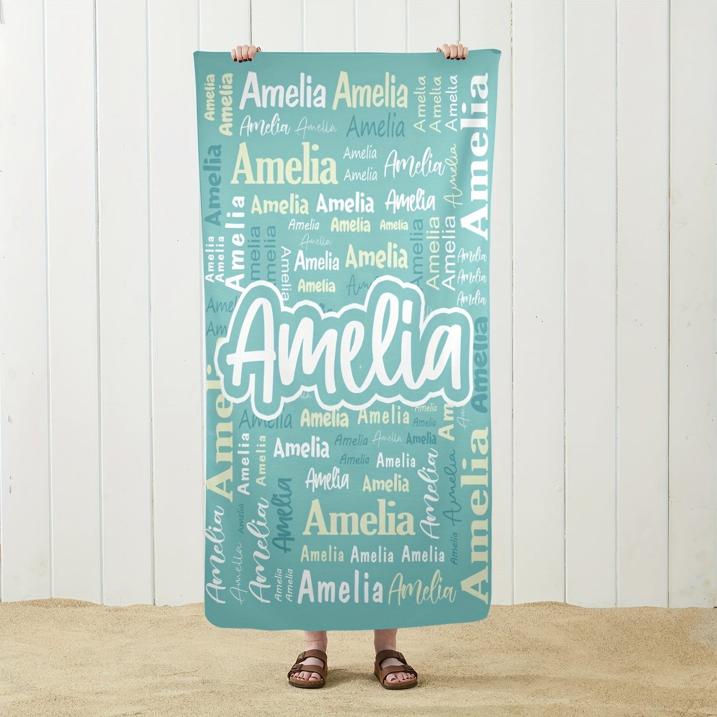 Personalized Name Beach Towel - Super Absorbent