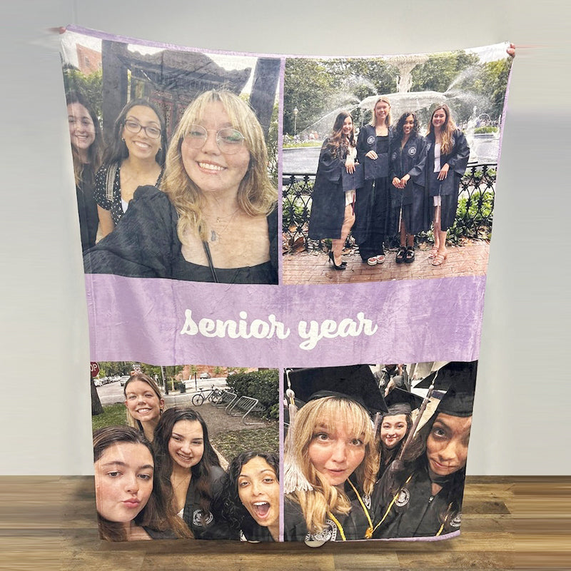 Personalized Photo Blanket, Personalized Gift, Memorial Blanket, Anniversary Gift