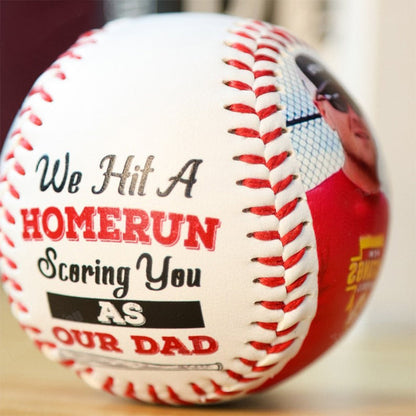 Custom Photo Baseball, Personalized Baseball, New Dad Gift