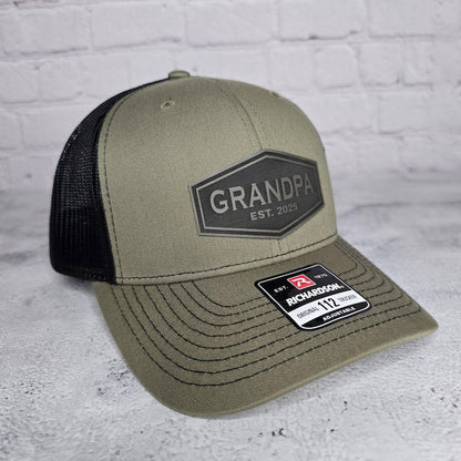 Custom Grandpa Hat, Grandpa Cap EST. any year 2024, 2025, etc