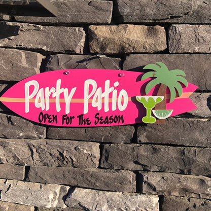 Handmade Surfboard Sign,Personalized