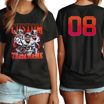 Custom Sports shirt, Basketball mom dad shirt, Football Birthday