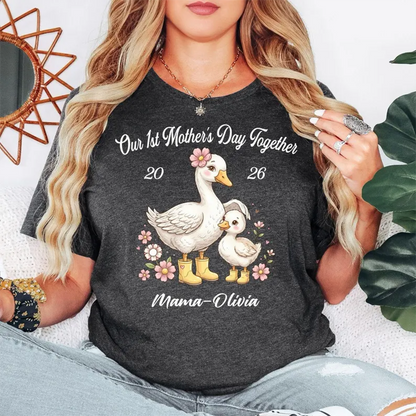 Personalized Mama Shirt, First Mothers Day Shirt