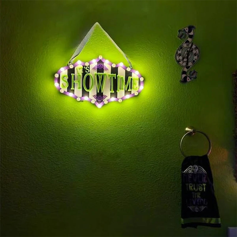 Halloween Door Hanger: 'It's Showtime' Decor