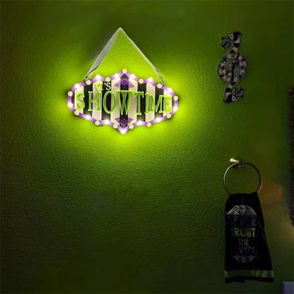 Halloween Door Hanger: 'It's Showtime' Decor