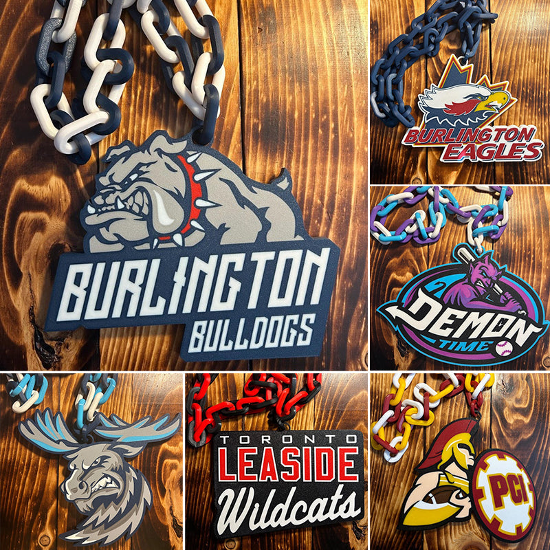 School Mascot Logo - Chains for Sports Teams | MVP Chains