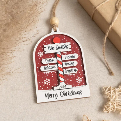 Personalized Family Christmas Ornaments