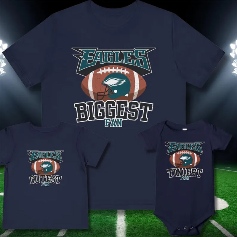 Football Biggest Fan Shirt, Custom Matching Tee