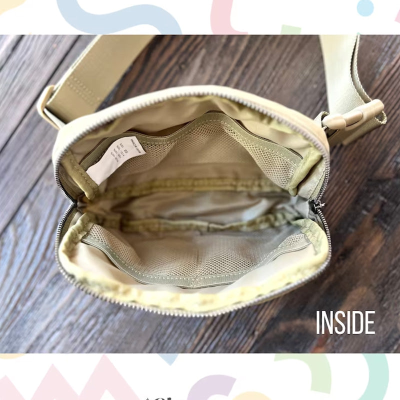 Custom Nylon Fanny Pack, Personalized Waist Bag, Shoulder Bag,