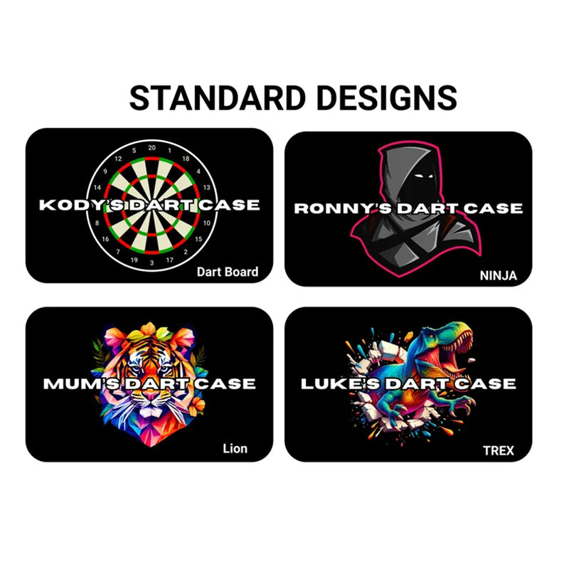 Personalized Dart Case: Custom Design, Dart Storage Available In XL Or Small
