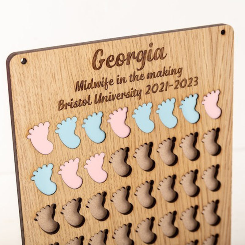 Student Midwife Gift - Student Midwife Birth Counting Board