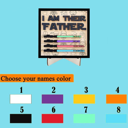 I Am Their Father , Personalized Gifts for Dad Birthday Gift