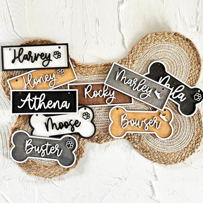 Personalized Dog Name Plate, Kennel Name Sign, Dog Crate Name Plaque
