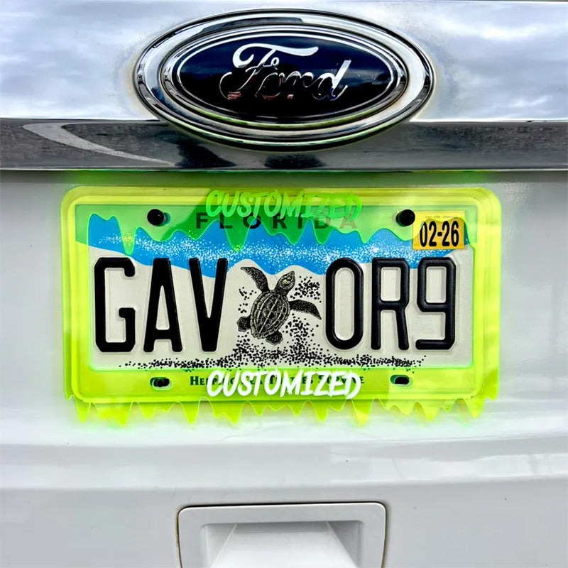 Custom License Plate Frame Cover