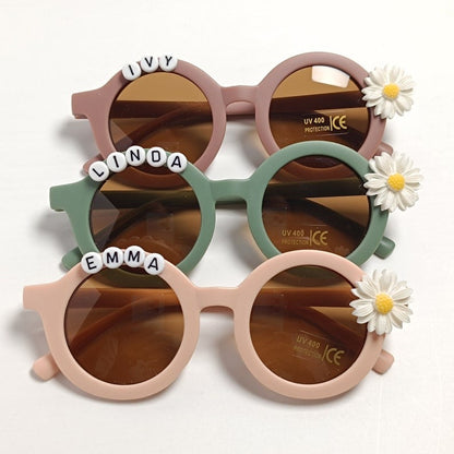 Personalized Name Sunglasses for Girls-Cute Kids Sunglasses