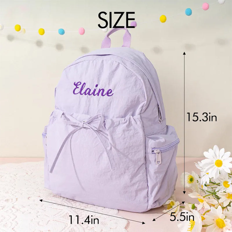 Custom Kids Backpack Cute Toddler Backpack with Bow