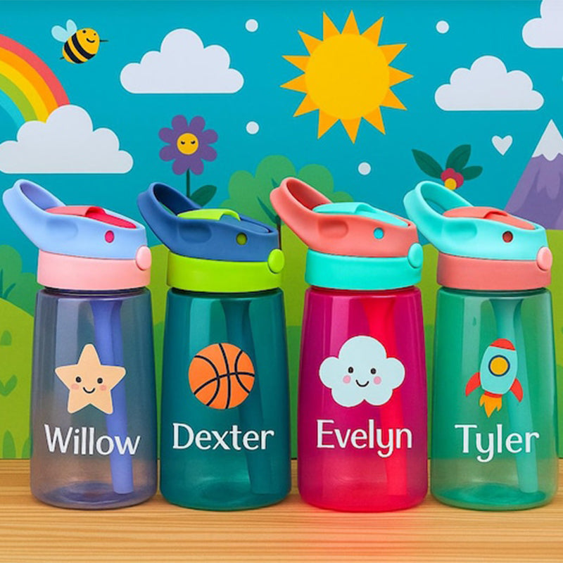 Personalized Kids 16oz Water Bottle with Name